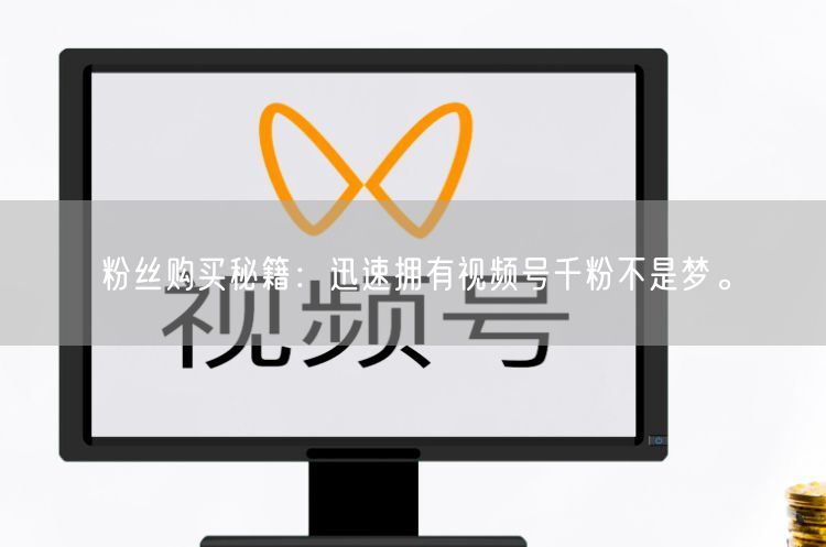 粉丝购买秘籍：迅速拥有视频号千粉不是梦。