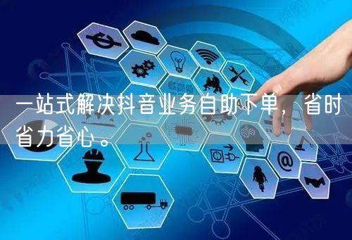 一站式解决抖音业务自助下单，省时省力省心。